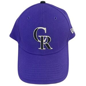 New Era Colorado Rockies 39THIRTY Hat Size Medium-Large Purple MLB